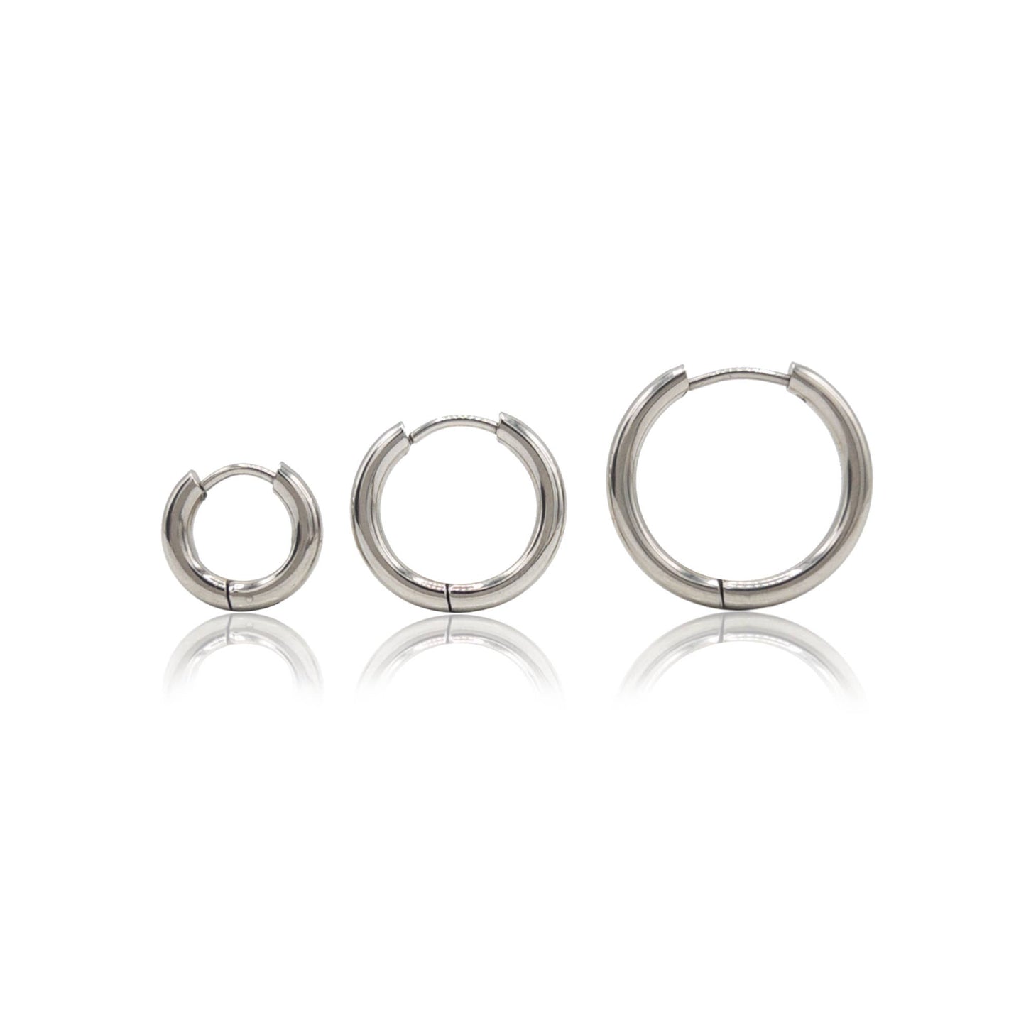 Silver must have hoops