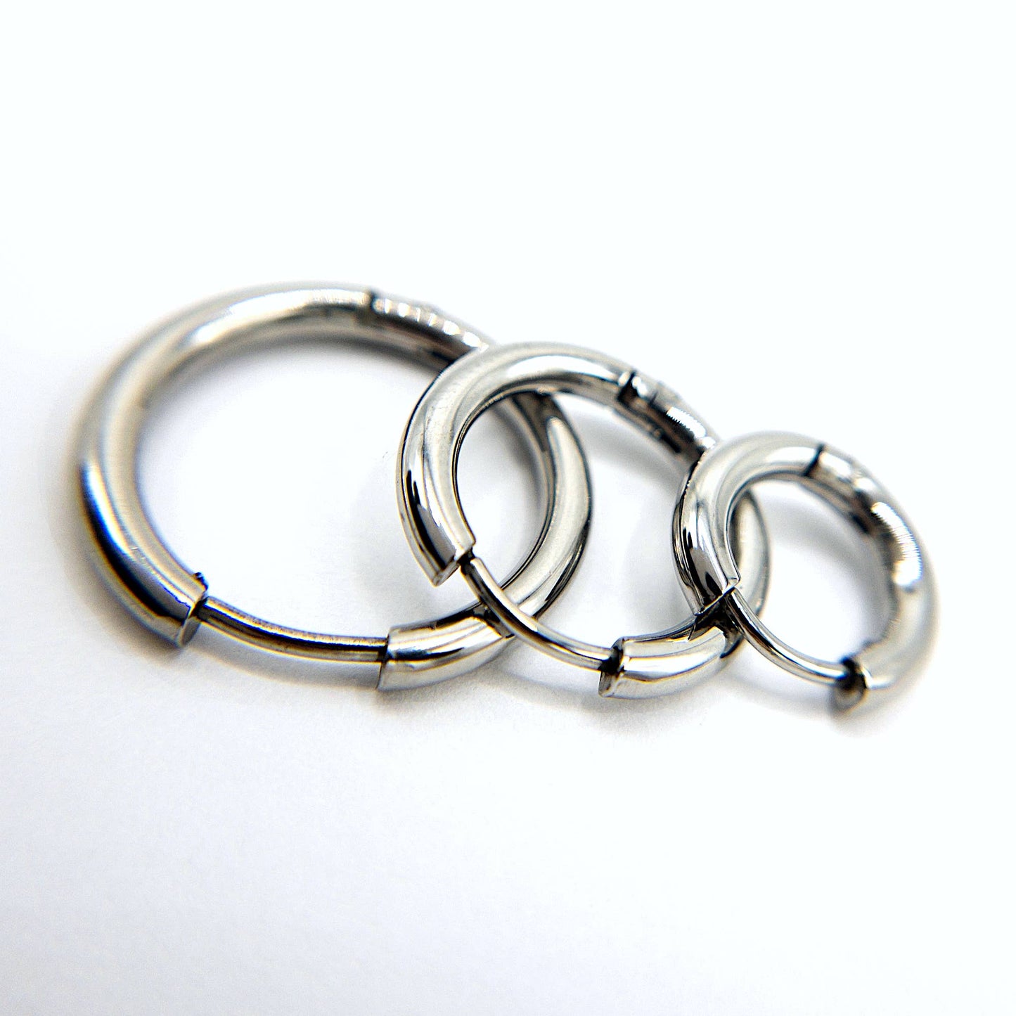 Silver must have hoops