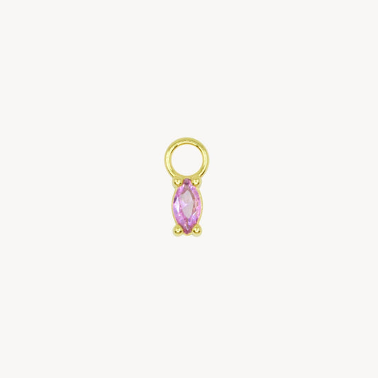 Pink Marquise Charm