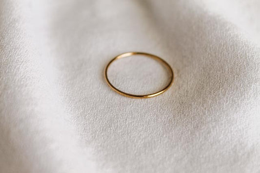 Stacker Ring-1 Smooth (14k gold filled)