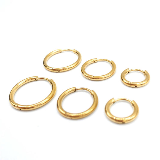 Gold Hoop Earrings